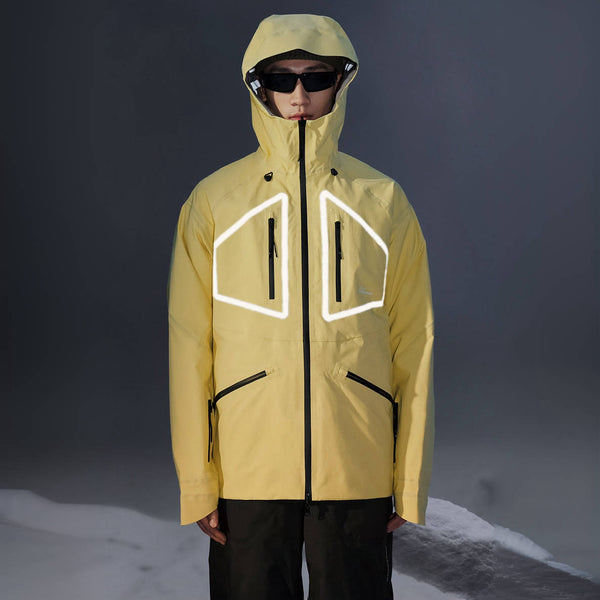 3M Reflective and Reversible Snow Jacket | Two-in-one Explorer Snow Shell Jacket