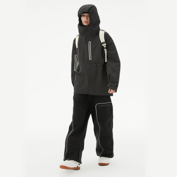 3L DWR Reflective Pants Black